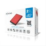 Aisens Caja Externa 2.5 Pulgadas ASE-2525RED Rojo